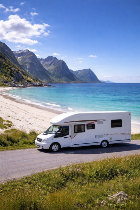 Challenger Birthday 60 M14 140CH Blanc Bobil - Harstad, Norge